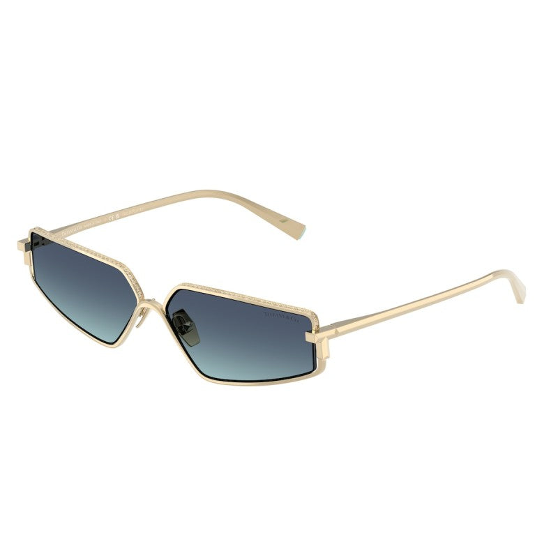 OCCHIALE DA SOLE DONNA | TIFFANY TF 3113KB - 62239S PLACCATO ORO PALLIDO - CALIBRO 60