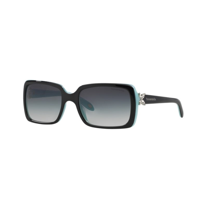 OCCHIALE DA SOLE DONNA | TIFFANY TF 4047B - 80553C TOP NERO SU AZZURRO - CALIBRO 55
