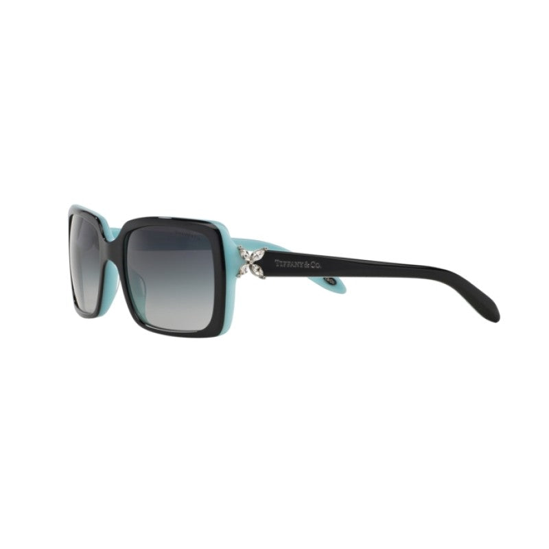 OCCHIALE DA SOLE DONNA | TIFFANY TF 4047B - 80553C TOP NERO SU AZZURRO - CALIBRO 55