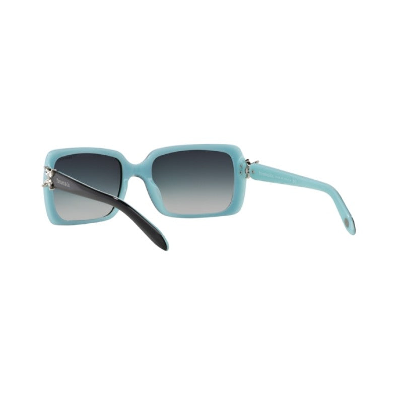 OCCHIALE DA SOLE DONNA | TIFFANY TF 4047B - 80553C TOP NERO SU AZZURRO - CALIBRO 55