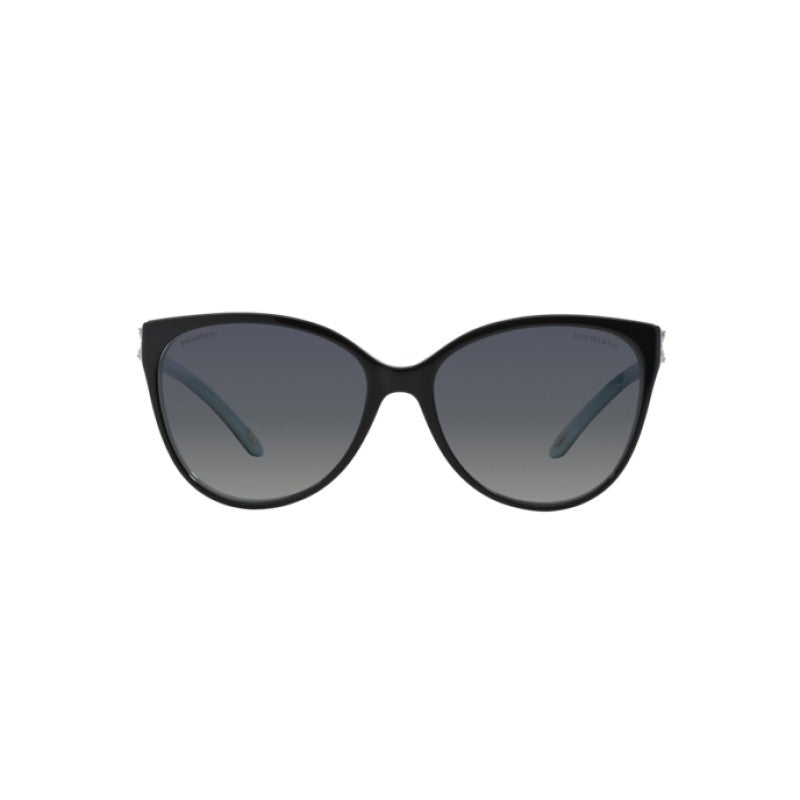 OCCHIALE DA SOLE DONNA | TIFFANY TF 4089B - 8055T3 NERO SU BLU TIFFANY - CALIBRO 58