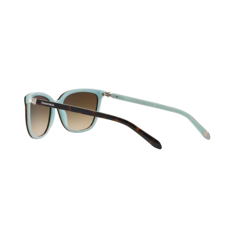 OCCHIALE DA SOLE DONNA | TIFFANY TF 4105HB - 81343B HAVANA / BLU - CALIBRO 55