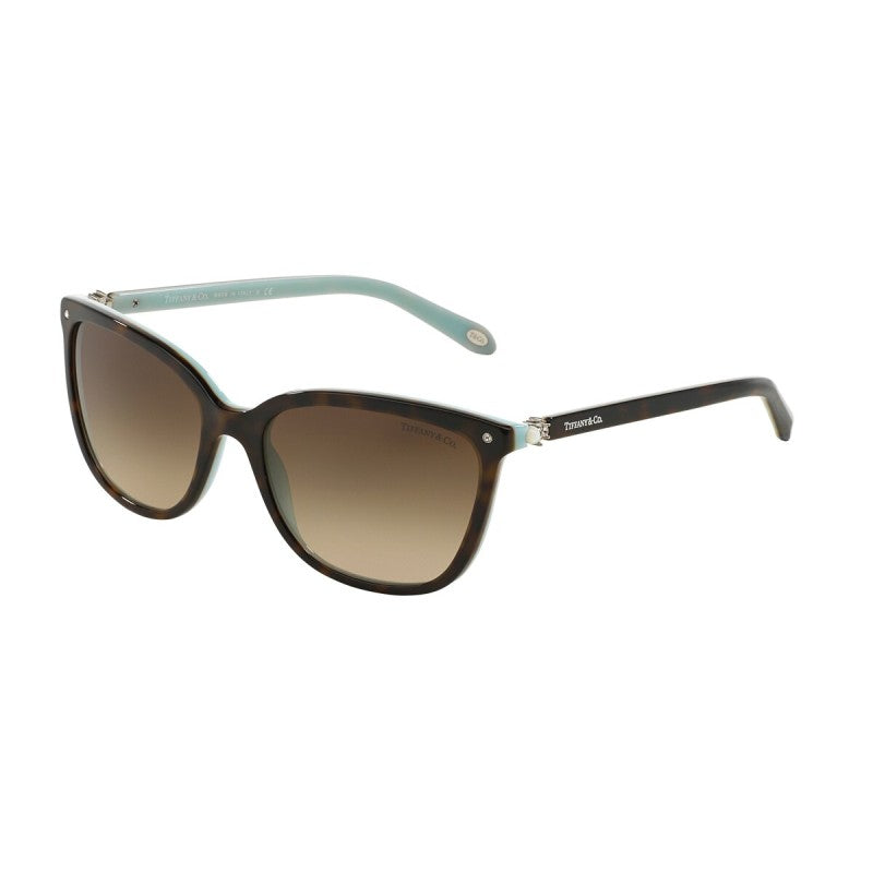 OCCHIALE DA SOLE DONNA | TIFFANY TF 4105HB - 81343B HAVANA / BLU - CALIBRO 55