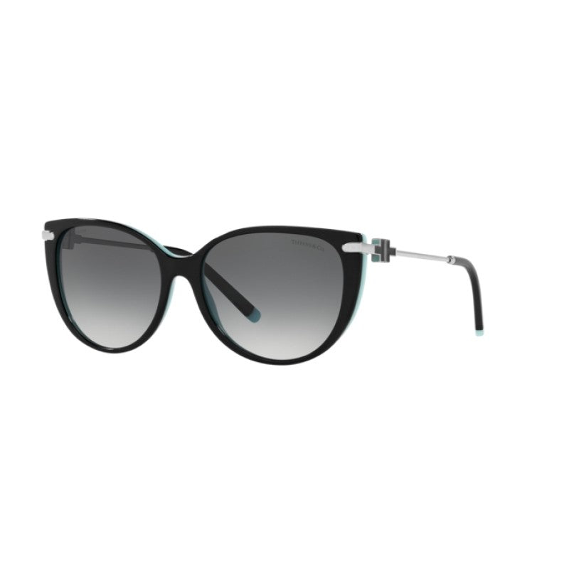 OCCHIALE DA SOLE DONNA | TIFFANY TF 4178 - 8055T3 NERO SU BLU TIFFANY - CALIBRO 57