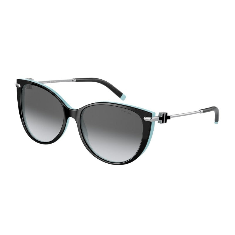 OCCHIALE DA SOLE DONNA | TIFFANY TF 4178 - 8055T3 NERO SU BLU TIFFANY - CALIBRO 57
