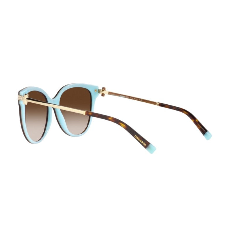 OCCHIALE DA SOLE DONNA | TIFFANY TF 4193B - 81343B HAVANA ON TIFFANY BLUE - CALIBRO 55