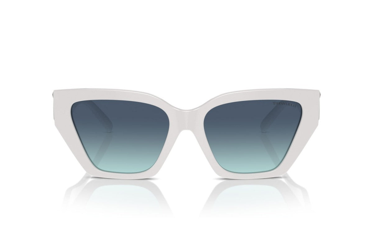 OCCHIALE DA SOLE DONNA | TIFFANY TF 4218 - 83929S BIANCO BRILLANTE - CALIBRO 55