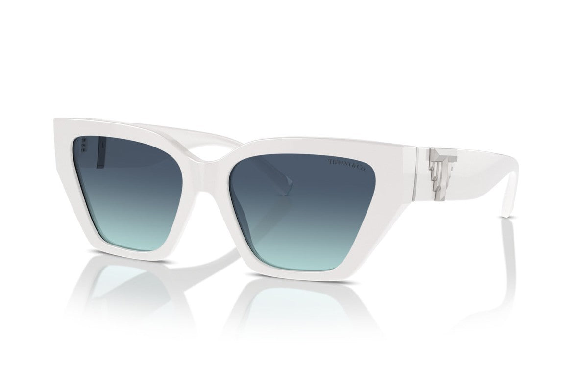 OCCHIALE DA SOLE DONNA | TIFFANY TF 4218 - 83929S BIANCO BRILLANTE - CALIBRO 55