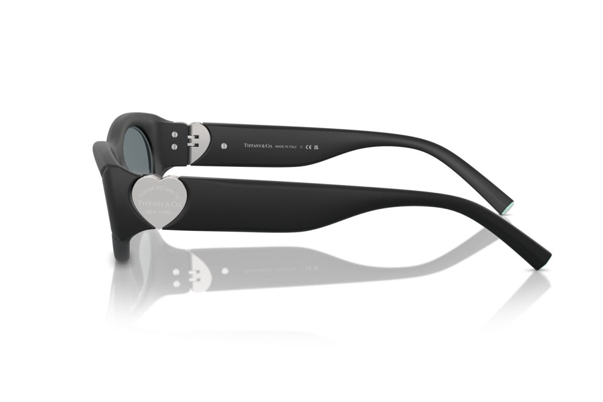 OCCHIALE DA SOLE DONNA | TIFFANY TF 4222U - 84136G GOMMATO NERO - CALIBRO 55