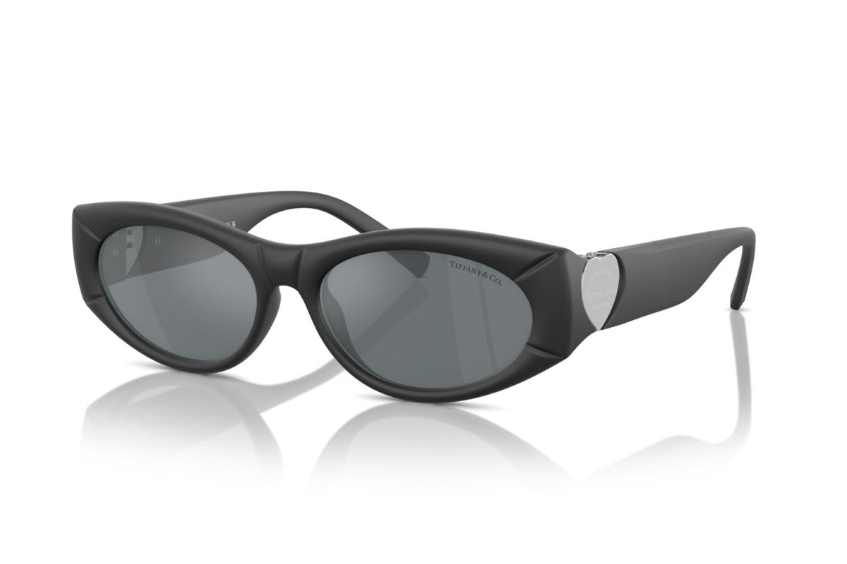 OCCHIALE DA SOLE DONNA | TIFFANY TF 4222U - 84136G GOMMATO NERO - CALIBRO 55