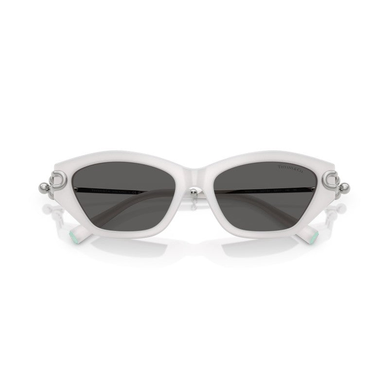OCCHIALE DA SOLE DONNA | TIFFANY TF 4231U - 8437S4 STELLA SMERIGLIATA BIANCA - CALIBRO 53