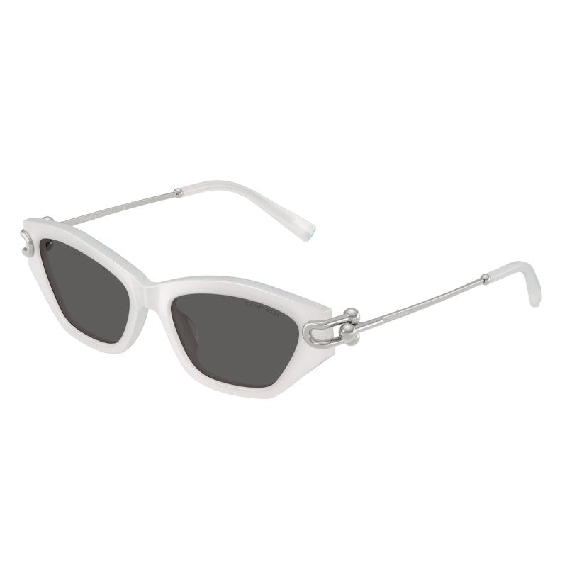 OCCHIALE DA SOLE DONNA | TIFFANY TF 4231U - 8437S4 STELLA SMERIGLIATA BIANCA - CALIBRO 53