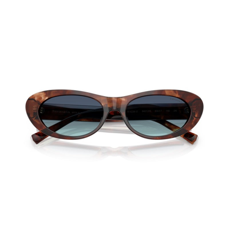 OCCHIALE DA SOLE DONNA | TIFFANY TF 4236U - 84219S AVANA MARRONE MACULATO - CALIBRO 55