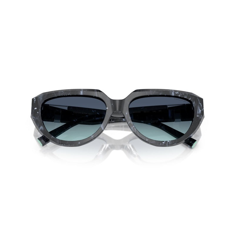 OCCHIALE DA SOLE DONNA | TIFFANY TF 4238U - 84349S NERO A STRISCE - CALIBRO 55
