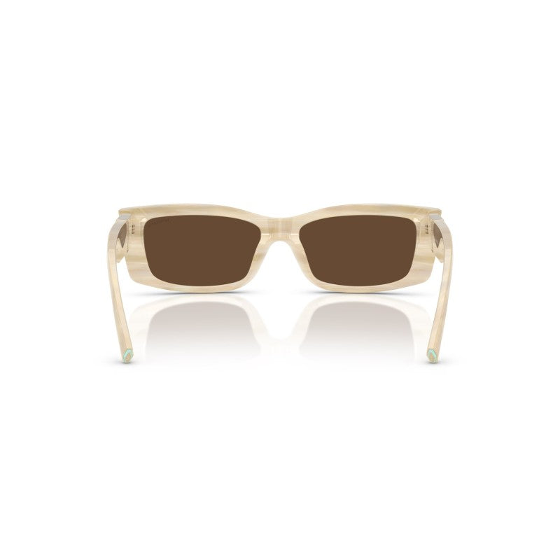 OCCHIALE DA SOLE DONNA | TIFFANY TF 4240U - 84313G AVORIO STRIATO - CALIBRO 54
