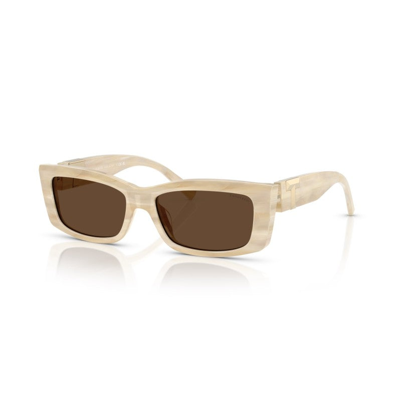 OCCHIALE DA SOLE DONNA | TIFFANY TF 4240U - 84313G AVORIO STRIATO - CALIBRO 54