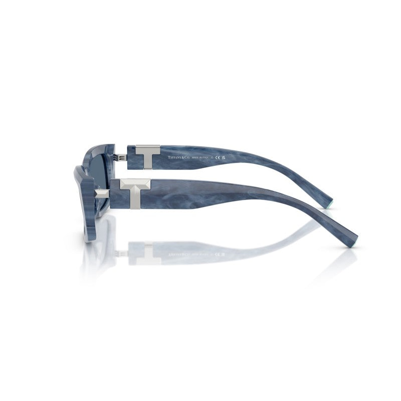 OCCHIALE DA SOLE DONNA | TIFFANY TF 4240U - 843280 TANZANITE STRIATA - CALIBRO 54