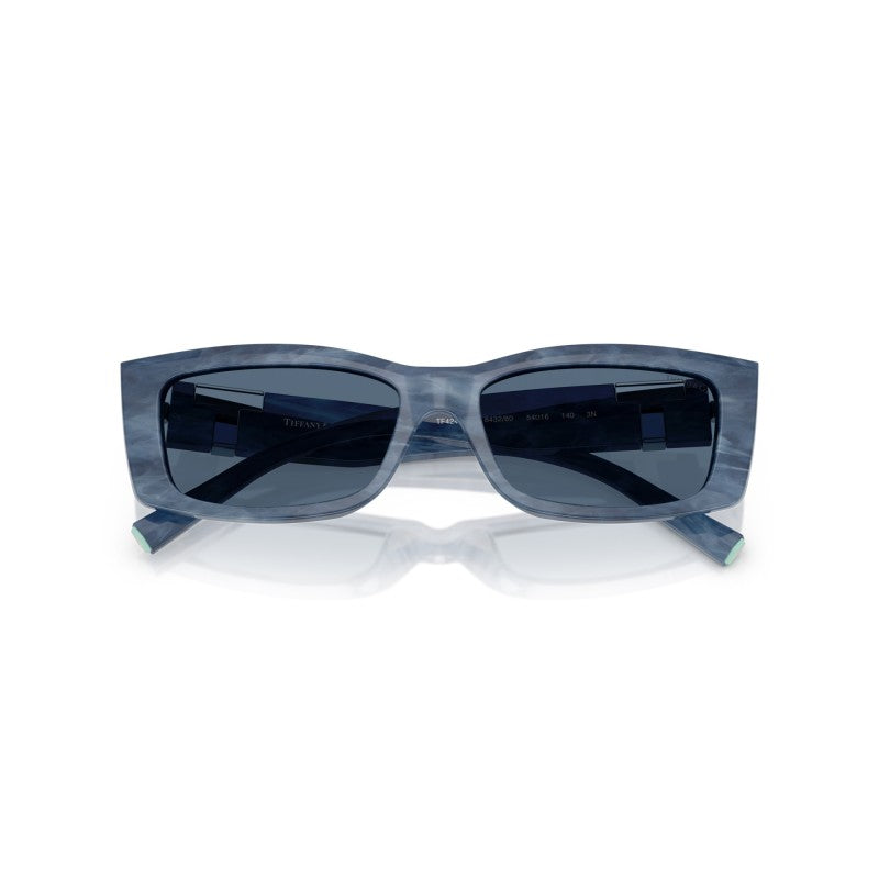 OCCHIALE DA SOLE DONNA | TIFFANY TF 4240U - 843280 TANZANITE STRIATA - CALIBRO 54