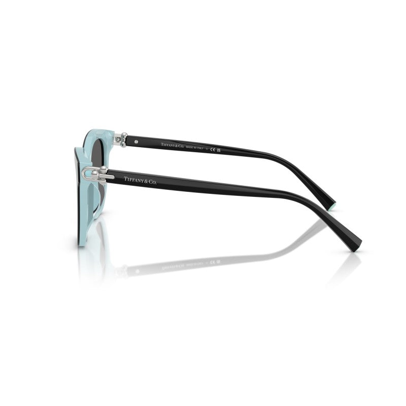 OCCHIALE DA SOLE DONNA | TIFFANY TF 4241D - 8055S4 NERO SU BLU TIFFANY - CALIBRO 54