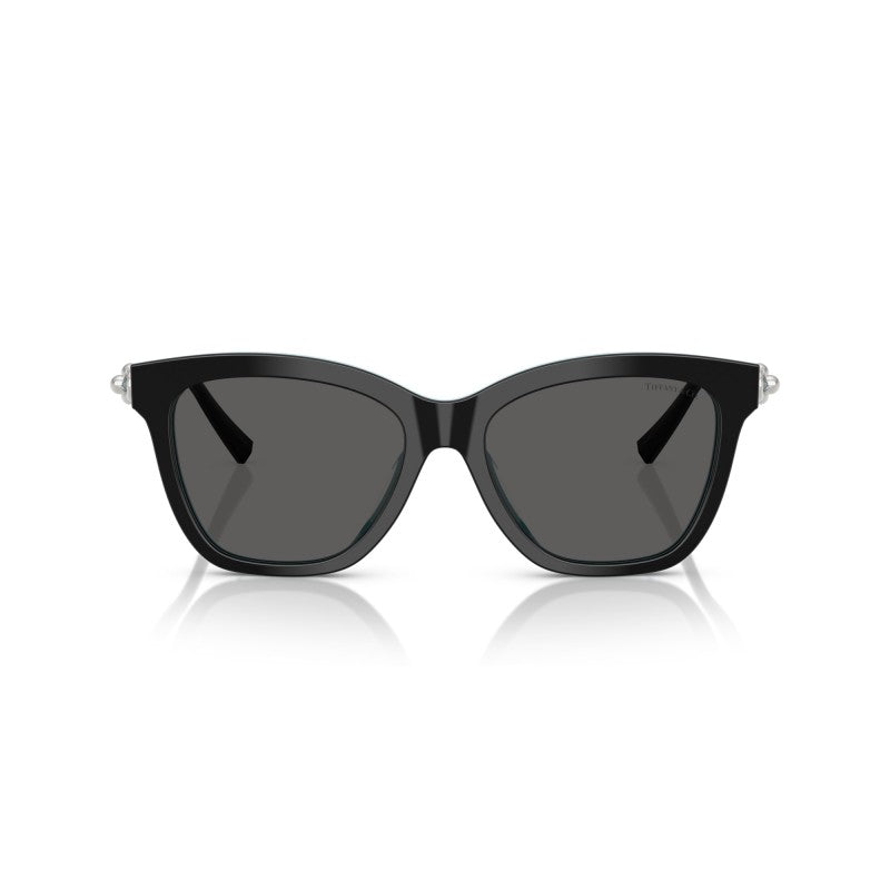 OCCHIALE DA SOLE DONNA | TIFFANY TF 4241D - 8055S4 NERO SU BLU TIFFANY - CALIBRO 54