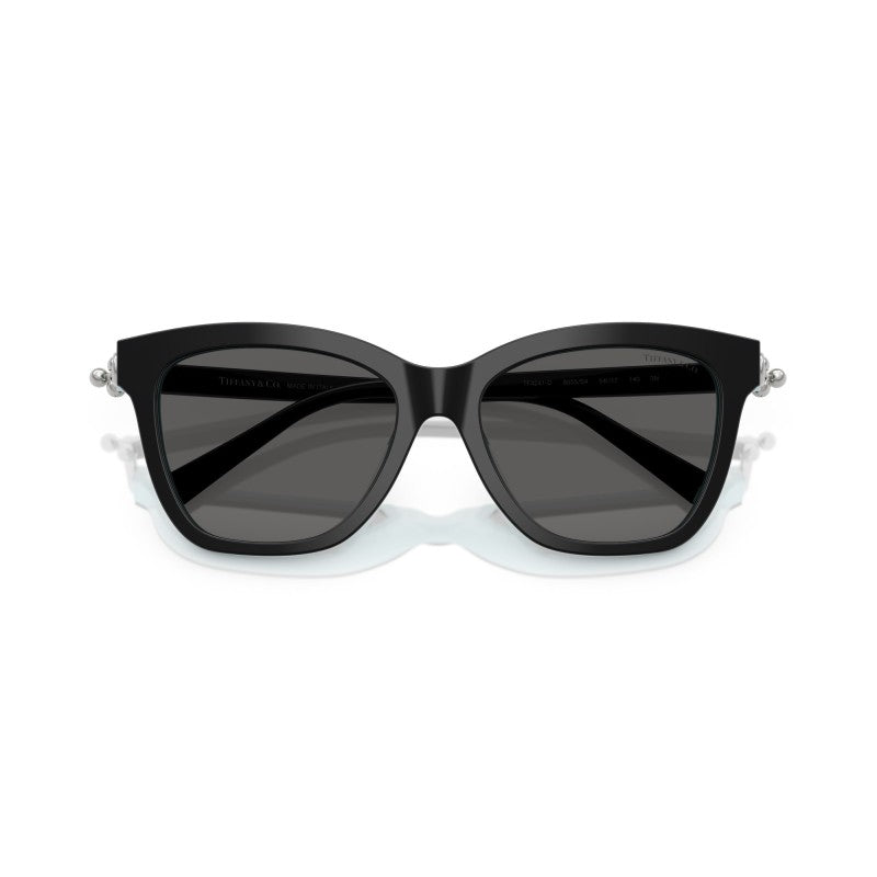 OCCHIALE DA SOLE DONNA | TIFFANY TF 4241D - 8055S4 NERO SU BLU TIFFANY - CALIBRO 54