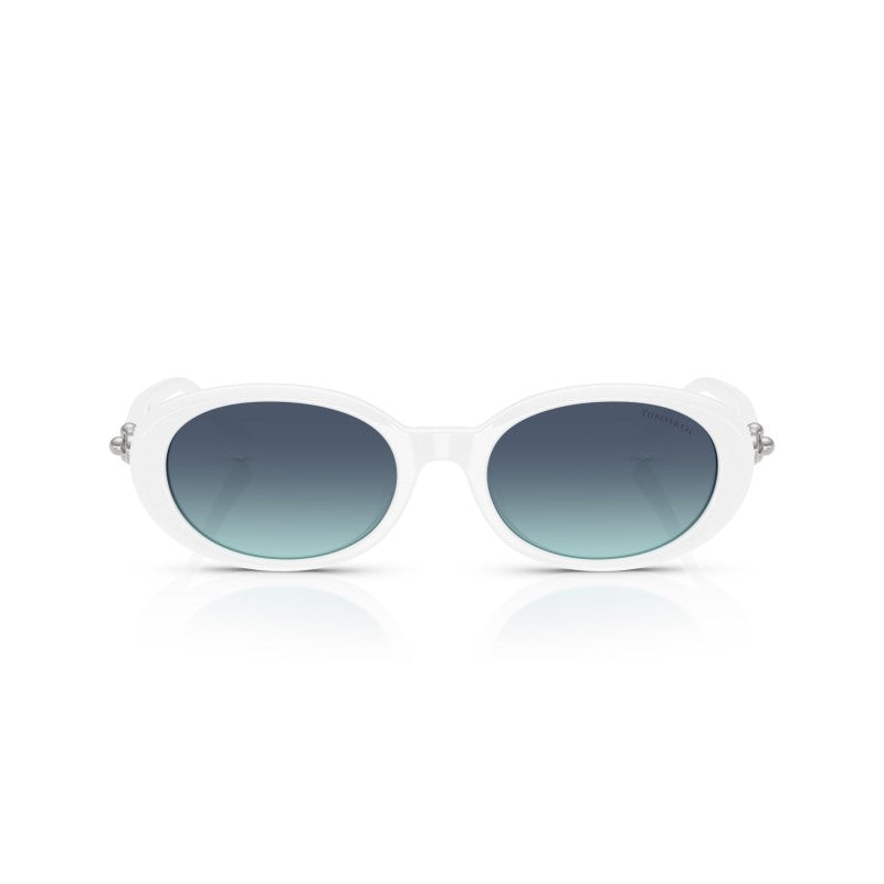 OCCHIALE DA SOLE DONNA | TIFFANY TF 4242D - 83929S BIANCO BRILLANTE - CALIBRO 54
