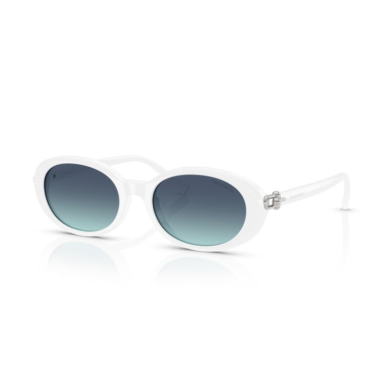 OCCHIALE DA SOLE DONNA | TIFFANY TF 4242D - 83929S BIANCO BRILLANTE - CALIBRO 54
