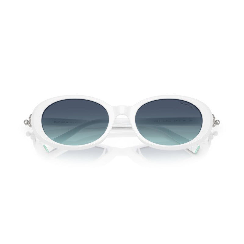 OCCHIALE DA SOLE DONNA | TIFFANY TF 4242D - 83929S BIANCO BRILLANTE - CALIBRO 54