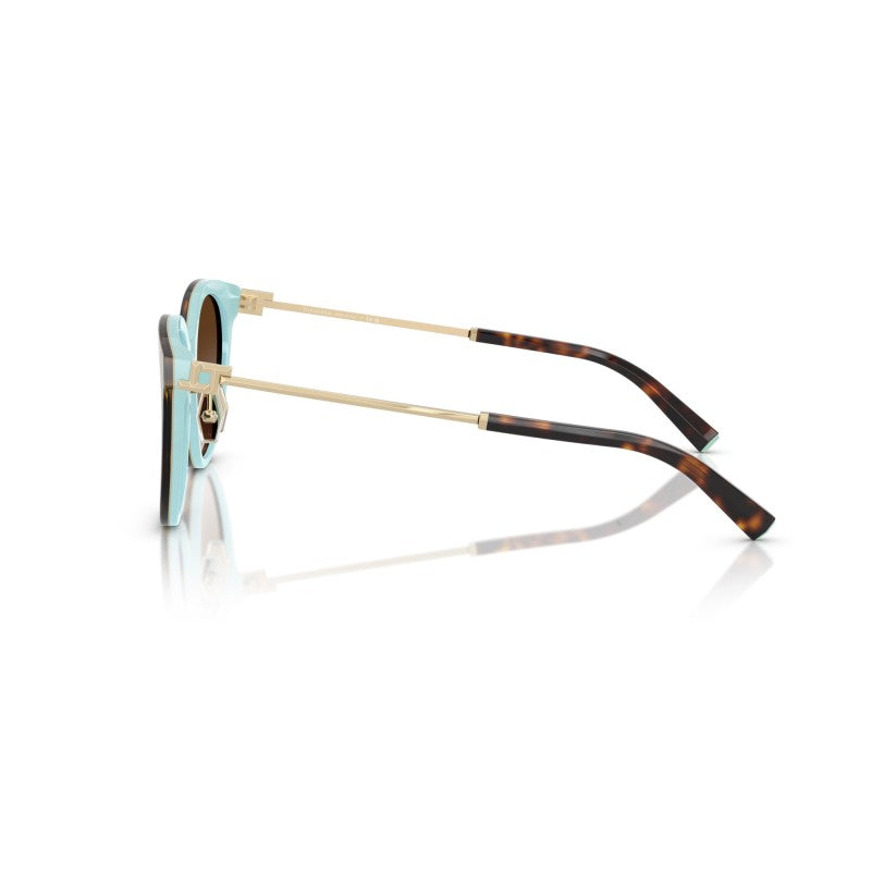 OCCHIALE DA SOLE DONNA | TIFFANY TF 4243D - 81343B AVANA SU TIFFANY BLU - CALIBRO 55