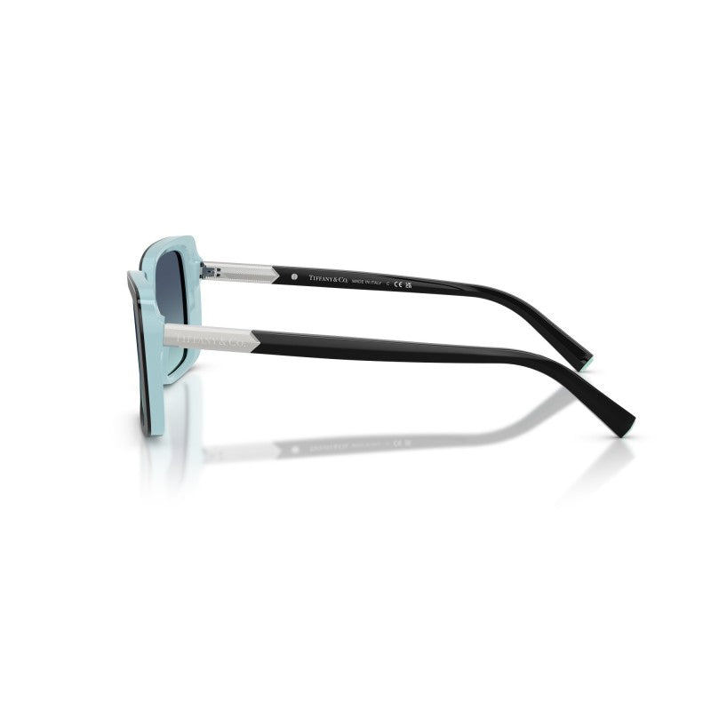 OCCHIALE DA SOLE DONNA | TIFFANY TF 4249 - 80559S NERO SU BLU TIFFANY - CALIBRO 55