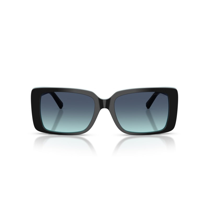 OCCHIALE DA SOLE DONNA | TIFFANY TF 4249 - 80559S NERO SU BLU TIFFANY - CALIBRO 55