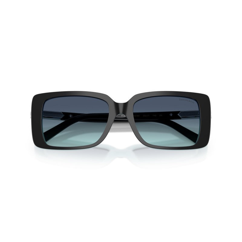 OCCHIALE DA SOLE DONNA | TIFFANY TF 4249 - 80559S NERO SU BLU TIFFANY - CALIBRO 55