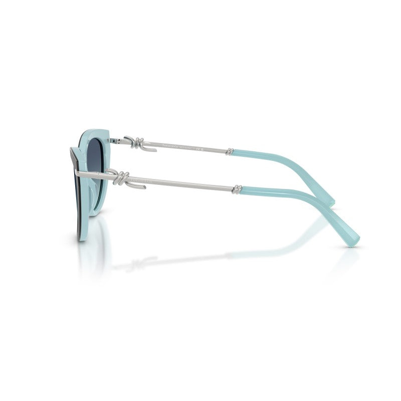 OCCHIALE DA SOLE DONNA | TIFFANY TF 4253 - 80559S NERO SU BLU TIFFANY - CALIBRO 55