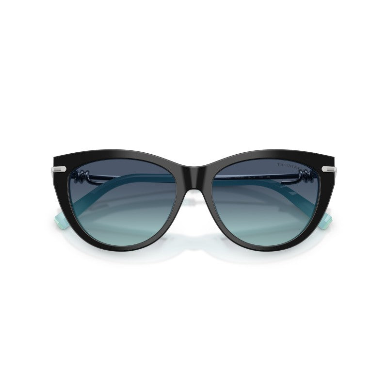 OCCHIALE DA SOLE DONNA | TIFFANY TF 4253 - 80559S NERO SU BLU TIFFANY - CALIBRO 55
