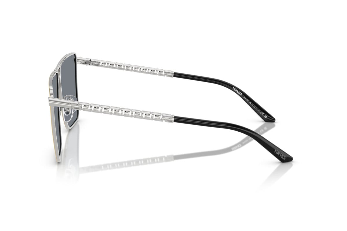 VERSACE - 15141U ORO ARGENTO | OCCHIALE DA SOLE UOMO - VE 2266 CALIBRO 64