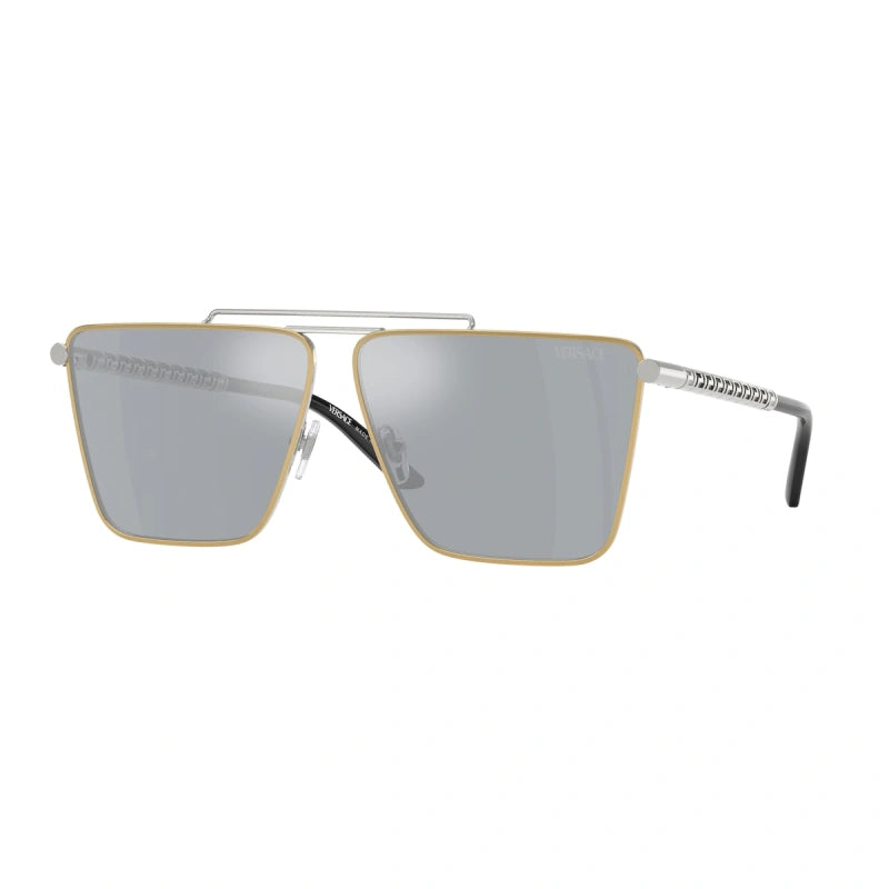 VERSACE - 15141U ORO ARGENTO | OCCHIALE DA SOLE UOMO - VE 2266 CALIBRO 64