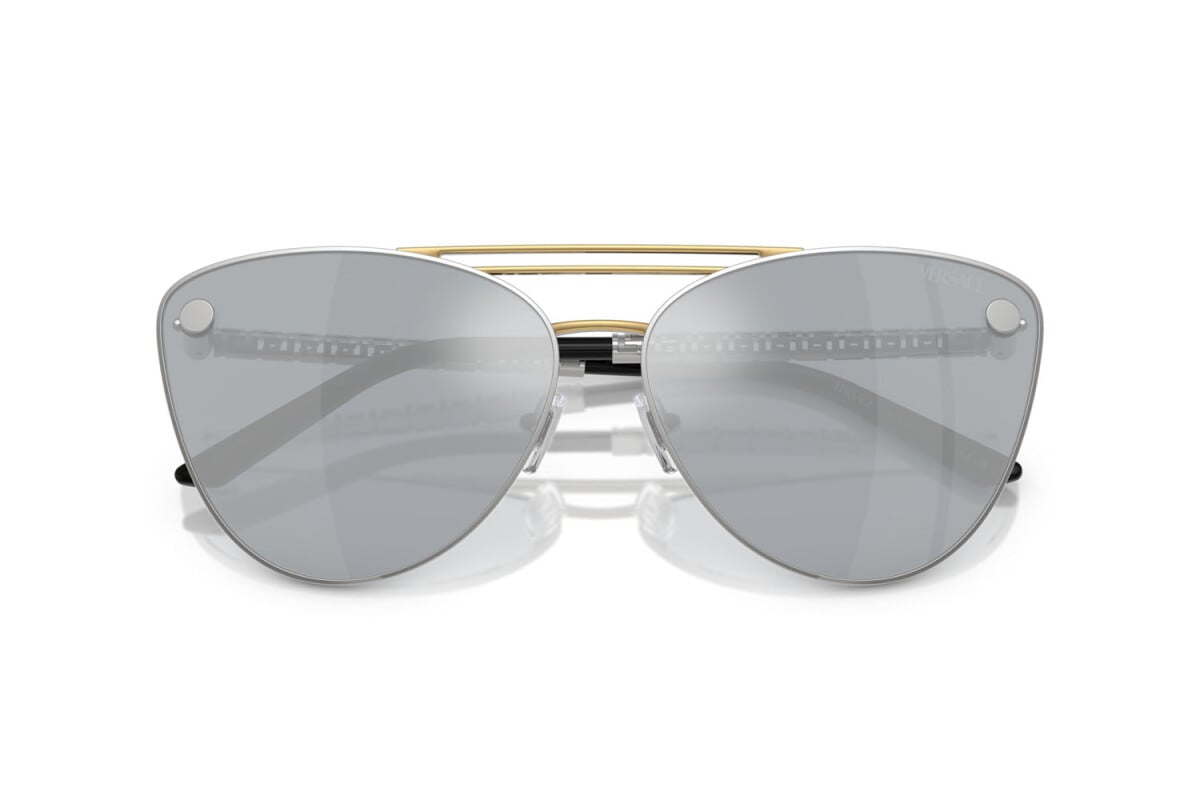 VERSACE - 15141U ARGENTO ORO | OCCHIALE DA SOLE DONNA - VE 2267 CALIBRO 64