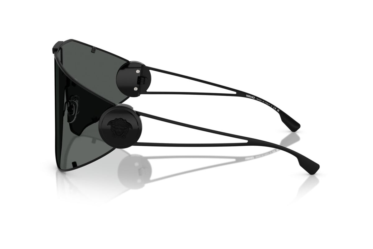 VERSACE - 143387 NERO OPACO | OCCHIALE DA SOLE UOMO - VE 2268 CALIBRO UNICO