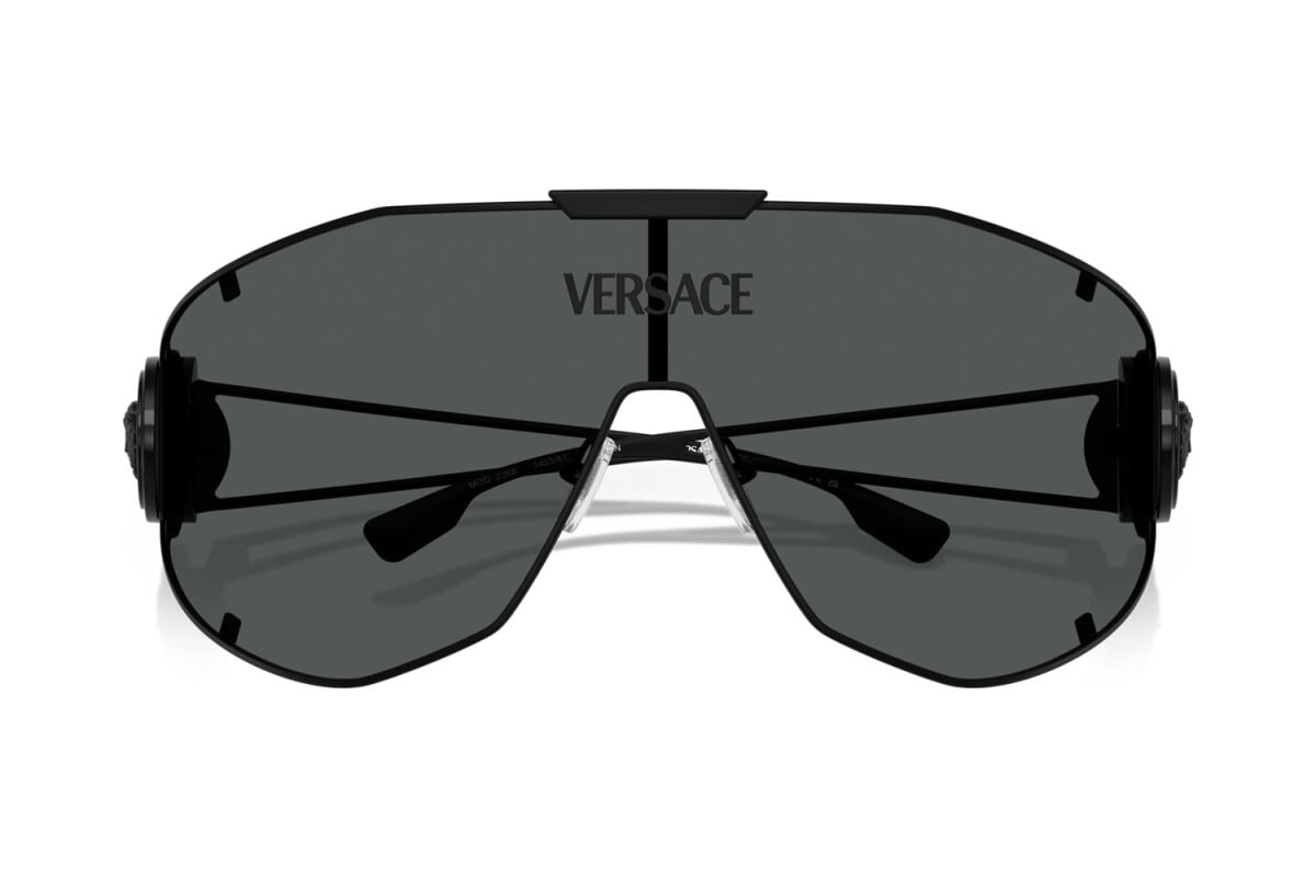 VERSACE - 143387 NERO OPACO | OCCHIALE DA SOLE UOMO - VE 2268 CALIBRO UNICO