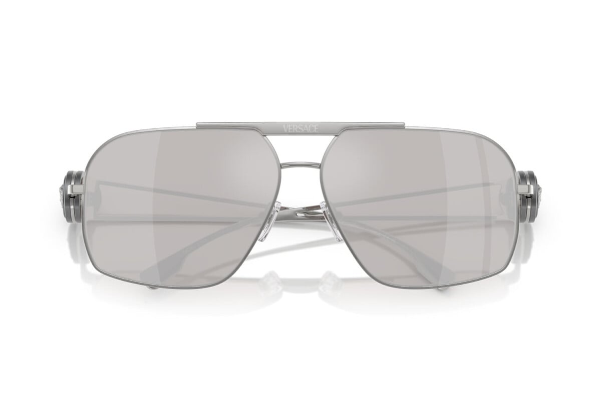 VERSACE - 10006G ARGENTO | OCCHIALE DA SOLE UOMO - VE 2269 CALIBRO 62