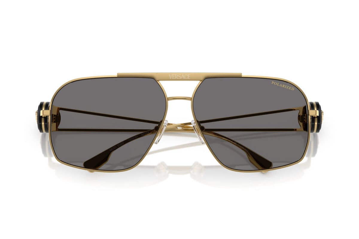 VERSACE - 100281 NERO | OCCHIALE DA SOLE UOMO - VE 2269 CALIBRO 62