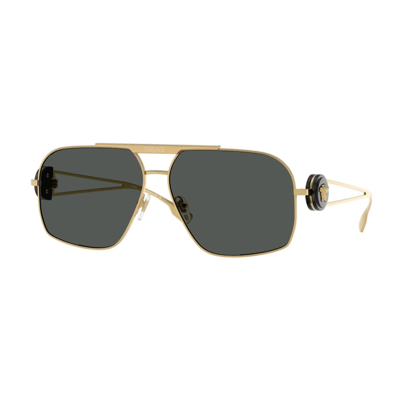 VERSACE - 100287 ORO | OCCHIALE DA SOLE UOMO - VE 2269 CALIBRO 62