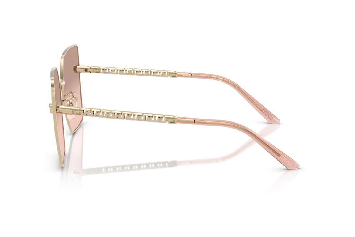 VERSACE - 12527E ORO PALLIDO | OCCHIALE DA SOLE DONNA - VE 2270D CALIBRO 63