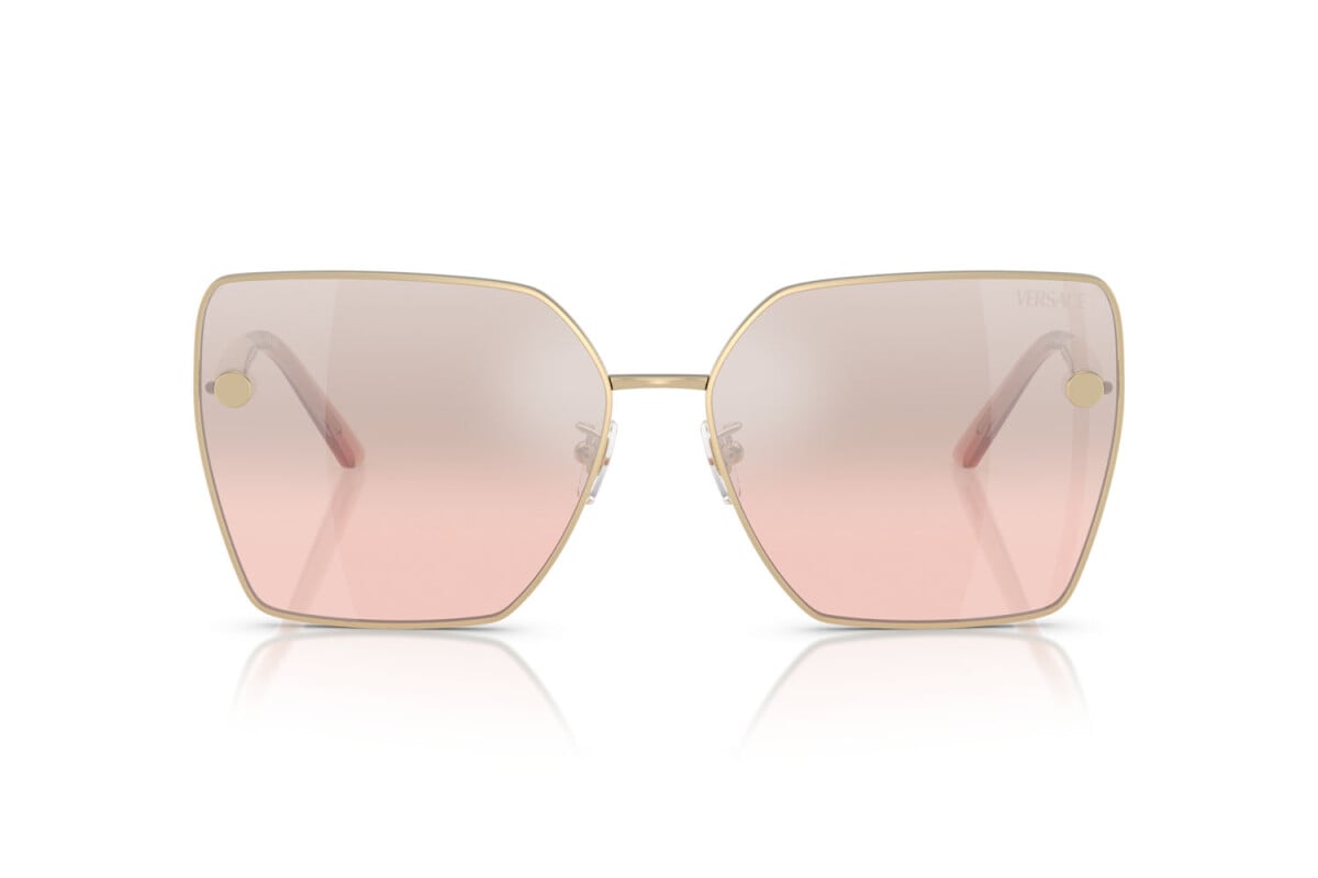 VERSACE - 12527E ORO PALLIDO | OCCHIALE DA SOLE DONNA - VE 2270D CALIBRO 63