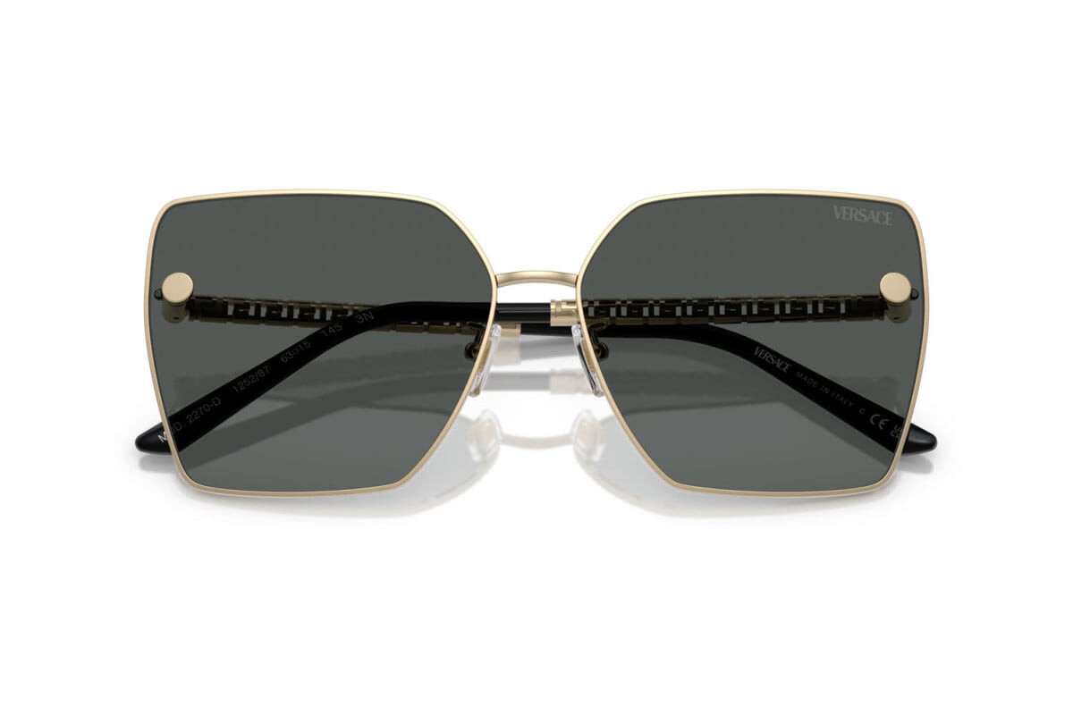 VERSACE - 125287 ORO PALLIDO | OCCHIALE DA SOLE DONNA - VE 2270D CALIBRO 63