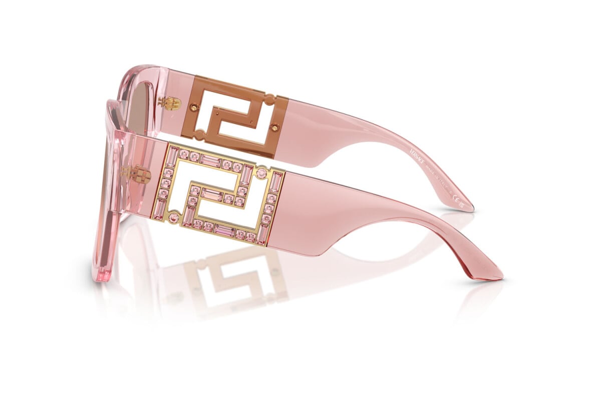 VERSACE - 54727E ROSA TRASPARENTE | OCCHIALE DA SOLE DONNA - VE 4402 CALIBRO 59