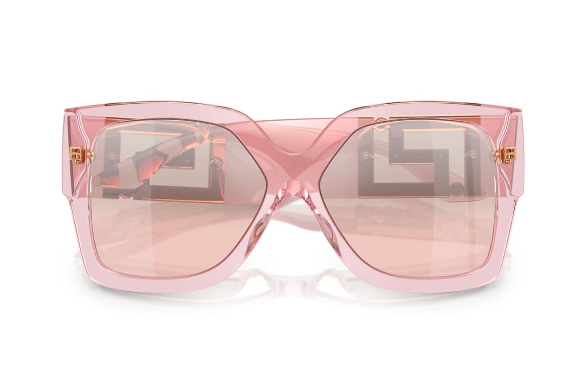 VERSACE - 54727E ROSA TRASPARENTE | OCCHIALE DA SOLE DONNA - VE 4402 CALIBRO 59