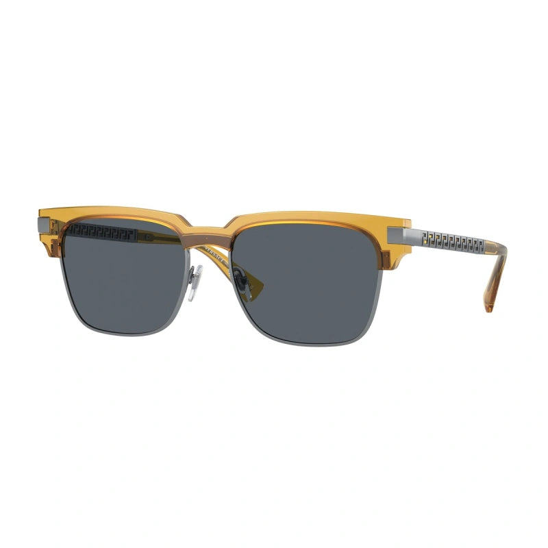 VERSACE VE 4447 - 541280 GIALLO TRASPARENTE | OCCHIALE DA SOLE UOMO