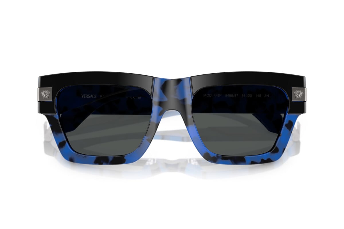 VERSACE - 545887 AVANA BLU | OCCHIALE DA SOLE UOMO - VE 4464 CALIBRO 52