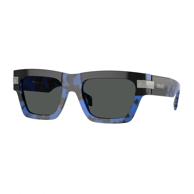 VERSACE - 545887 AVANA BLU | OCCHIALE DA SOLE UOMO - VE 4464 CALIBRO 52